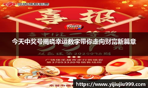 今天中奖号揭晓幸运数字带你走向财富新篇章